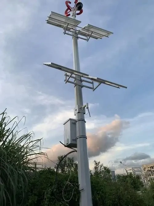 Black Surveillance Camera Pole high quality Black Surveillance Camera Pole high quality