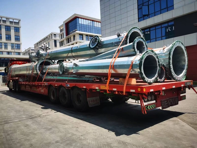 Flanged Steel Pole factory Flanged Steel Pole factory