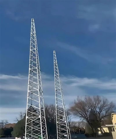 Guyed Angle Steel Tower