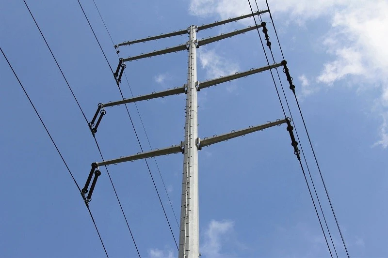 Steel Tubular Power Pole factory Steel Tubular Power Pole factory