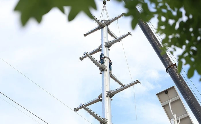 Steel Tubular Power Pole price Steel Tubular Power Pole price