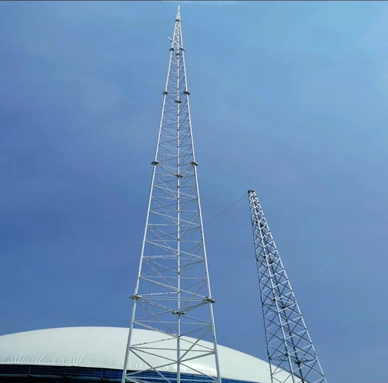 Three Column Lightning Tower Three Column Lightning Tower